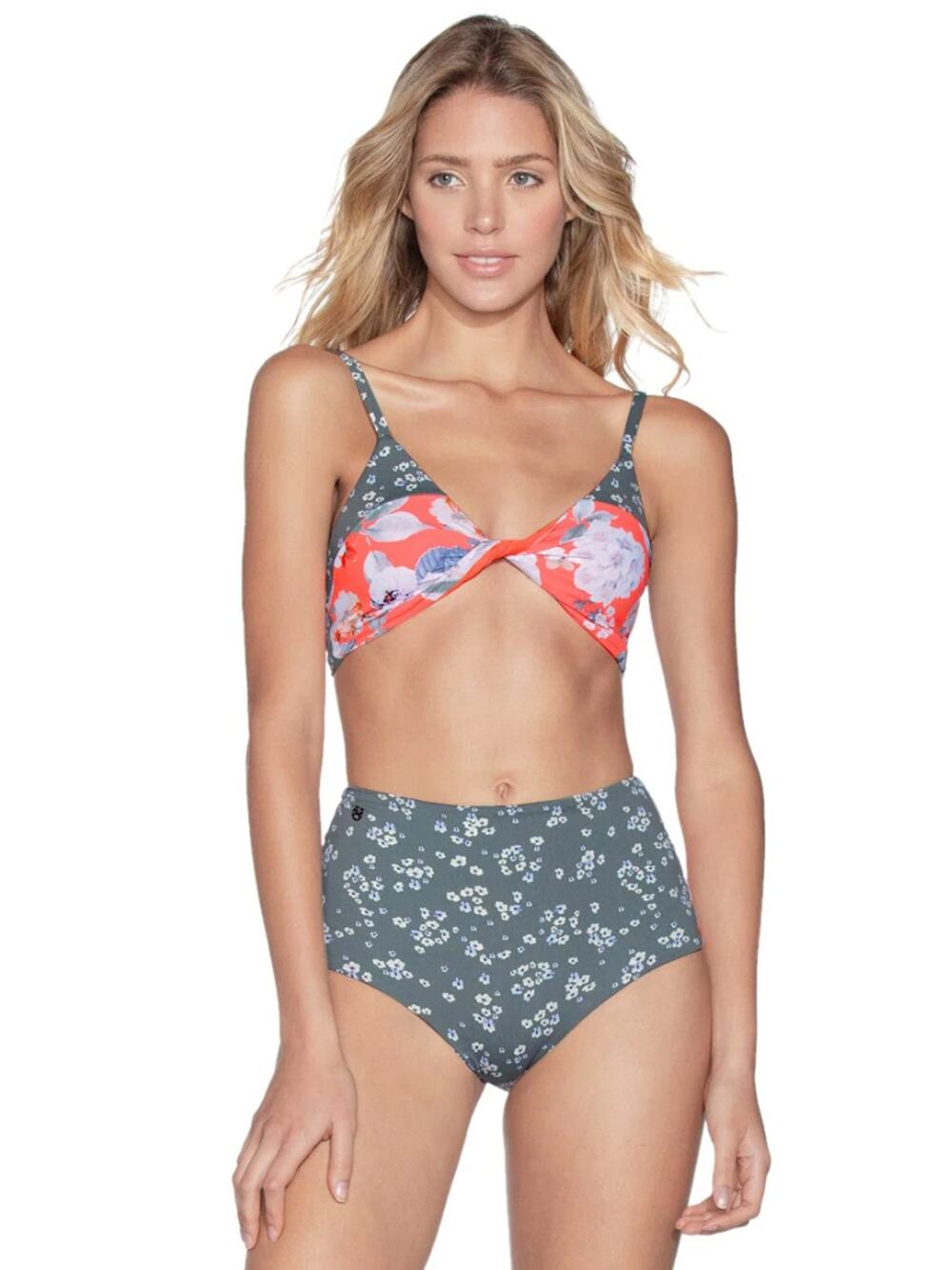 Maaji Bouquet Multicolor Twister 4 Way Reversible Bikini Top